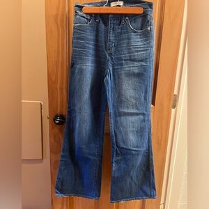 Madewell Flare Jeans, worn once, good condition